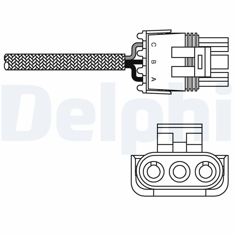 DELPHI Lambdasonde es1099012b1 for GENERAL MOTORS OPEL VAUXHALL RENAULT
