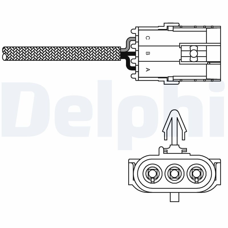 DELPHI Lambdasonde es1099212b1 for RENAULT