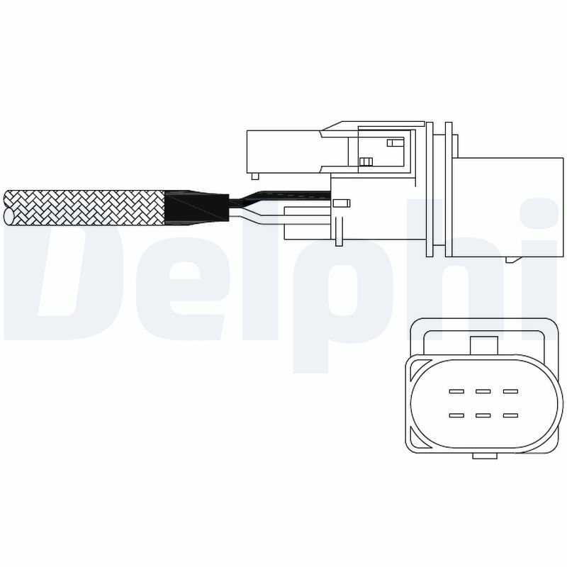 DELPHI Lambdasonde es1101512b1 for SKODA VAG