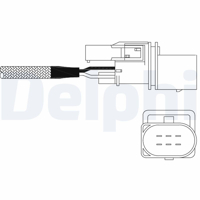 DELPHI Lambdasonde es1102612b1 for MERCEDES-BENZ