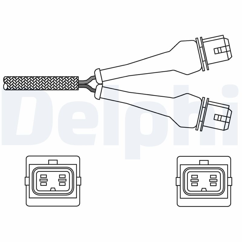 DELPHI Lambdasonde es2024412b1 for PEUGEOT