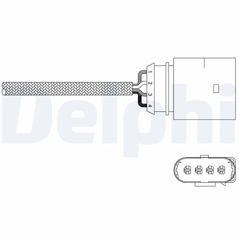 DELPHI Lambdasonde es2033812b1 for VAG VW AUDI