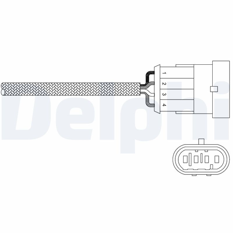 DELPHI Lambdasonde es2034412b1 for LANCIA FIAT
