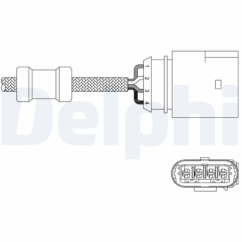 DELPHI Lambdasonde es2034812b1 for VW VAG