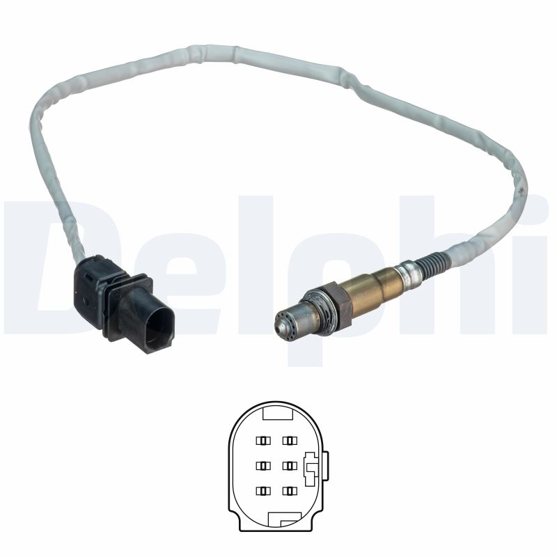 DELPHI Lambdasonde es2054112b1 for VAG SEAT VW SKODA