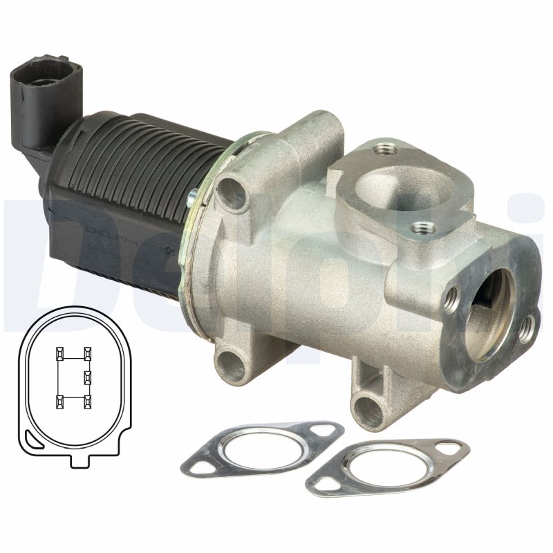 DELPHI EGR-ventil eg1040312b1 for OPEL GENERAL MOTORS VAUXHALL ALFA ROMEO FIAT SUZUKI