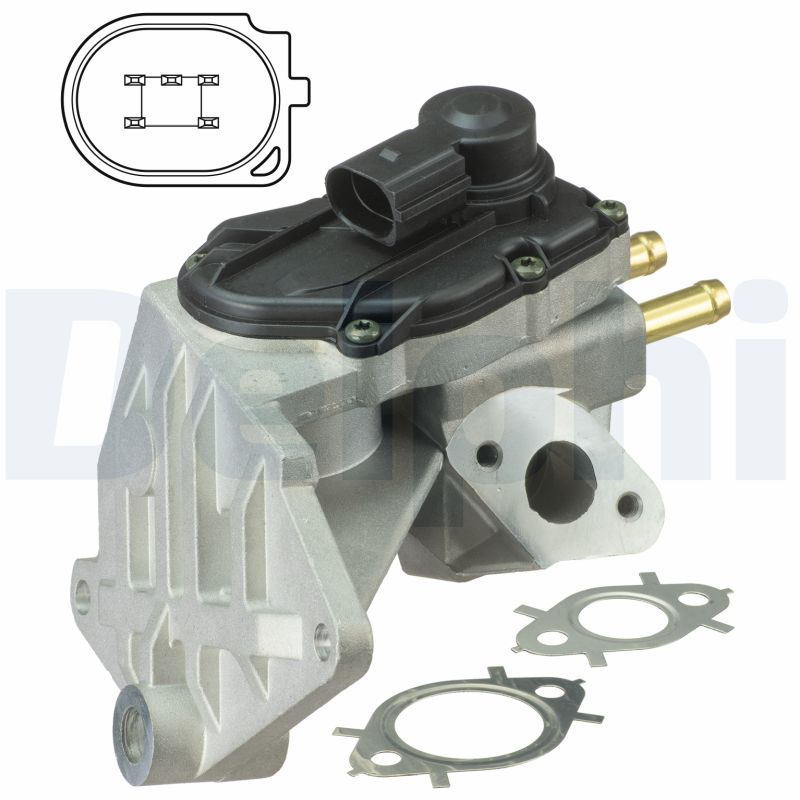 DELPHI EGR-ventil eg1042412b1 for VAG