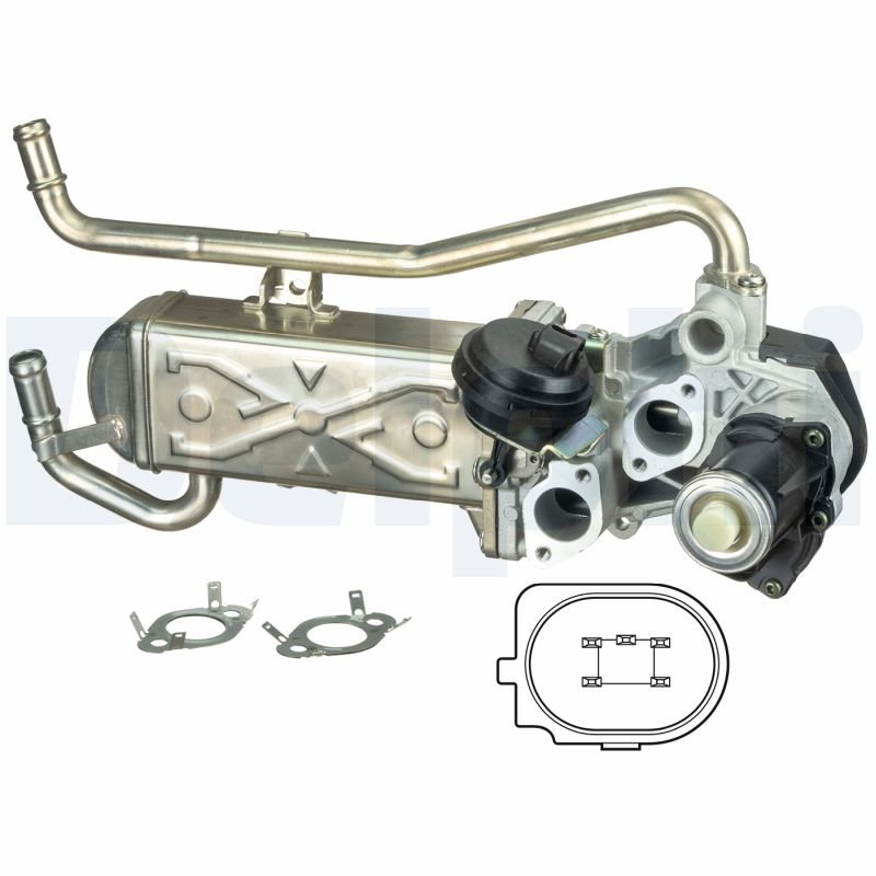 DELPHI EGR-ventil eg1043212b1 for VAG SKODA VW