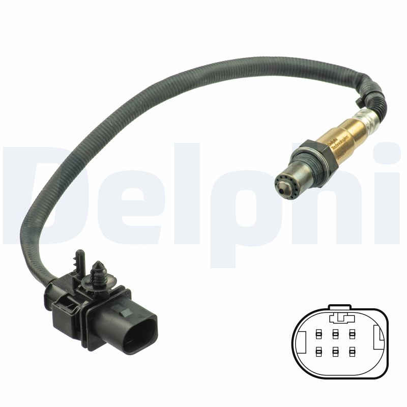 DELPHI Lambdasonde ES21078-12B1 for RENAULT