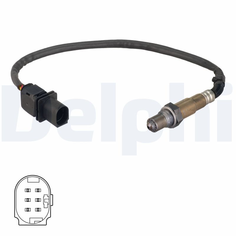 DELPHI Lambdasonde es2111812b1 for NISSAN