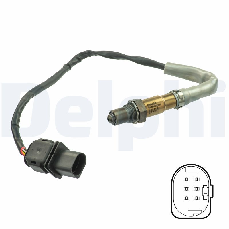 DELPHI Lambdasonde es2112412b1 for SEAT