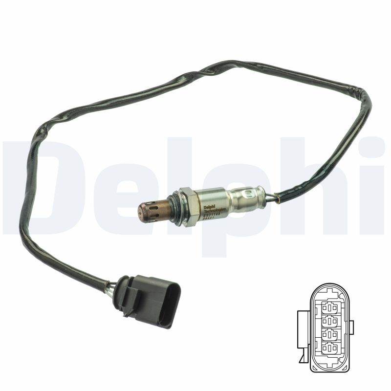 DELPHI Lambdasonde es2114812b1 for AUDI VW