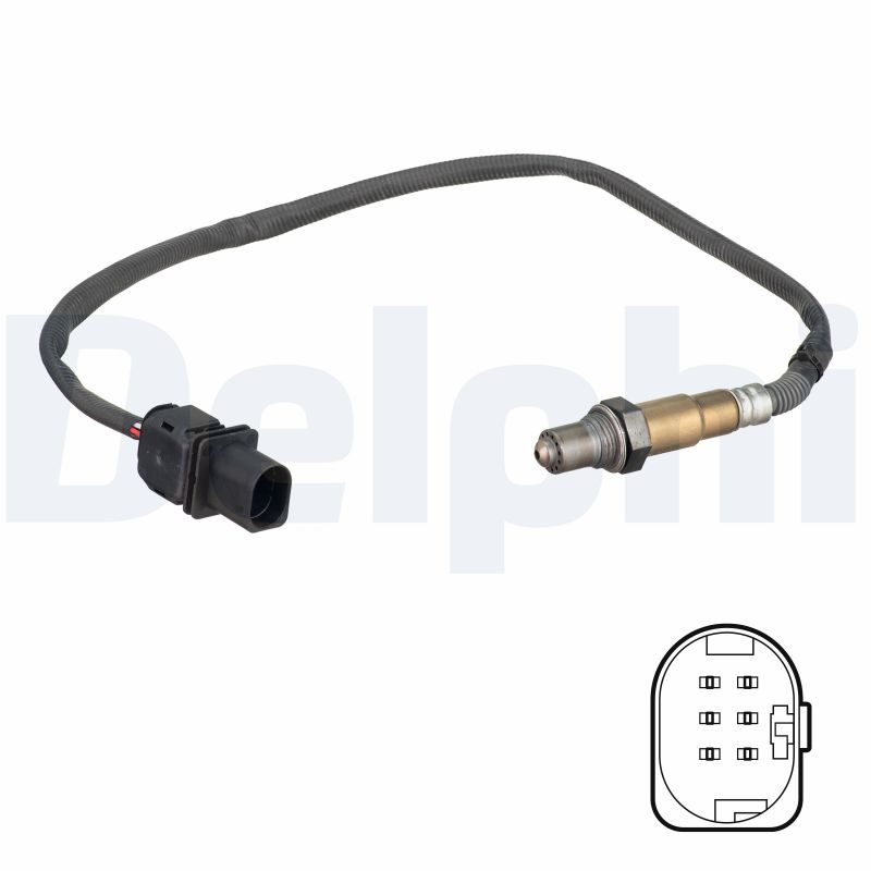 DELPHI Lambdasonde es2115012b1 for OPEL VAUXHALL