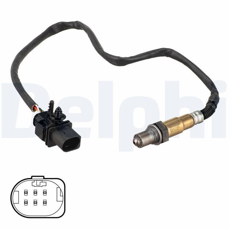 DELPHI Lambdasonde es2116312b1 for FORD FORD ASIA & OCEANIA