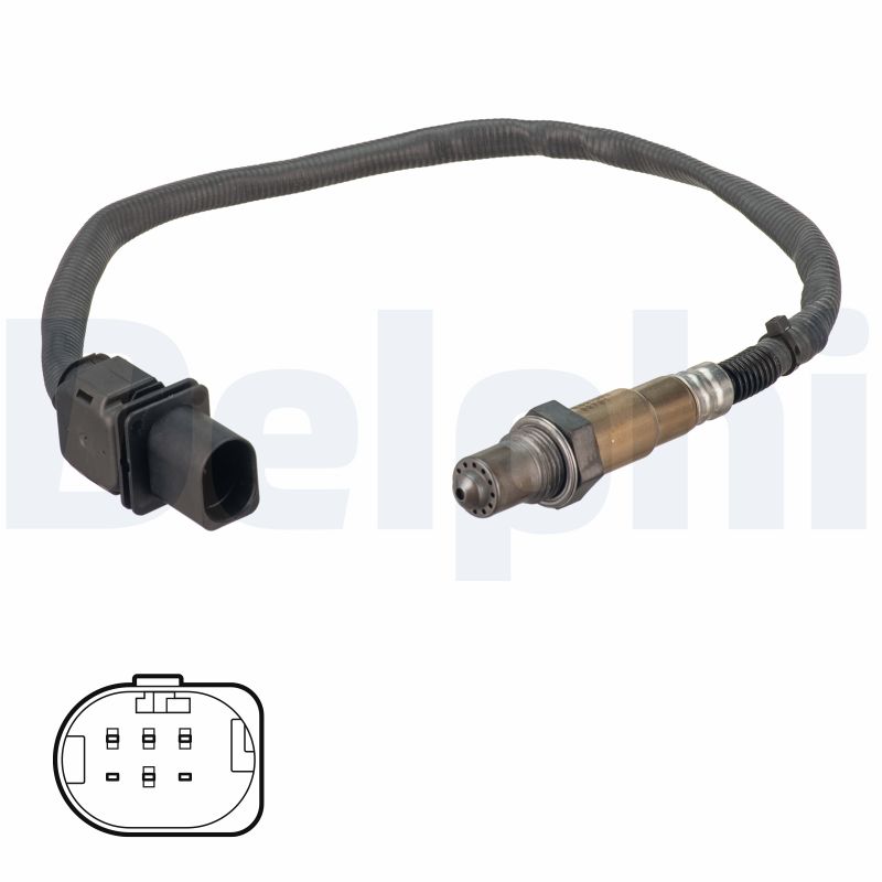 DELPHI Lambdasonde es2133212b1 for OPEL VAUXHALL
