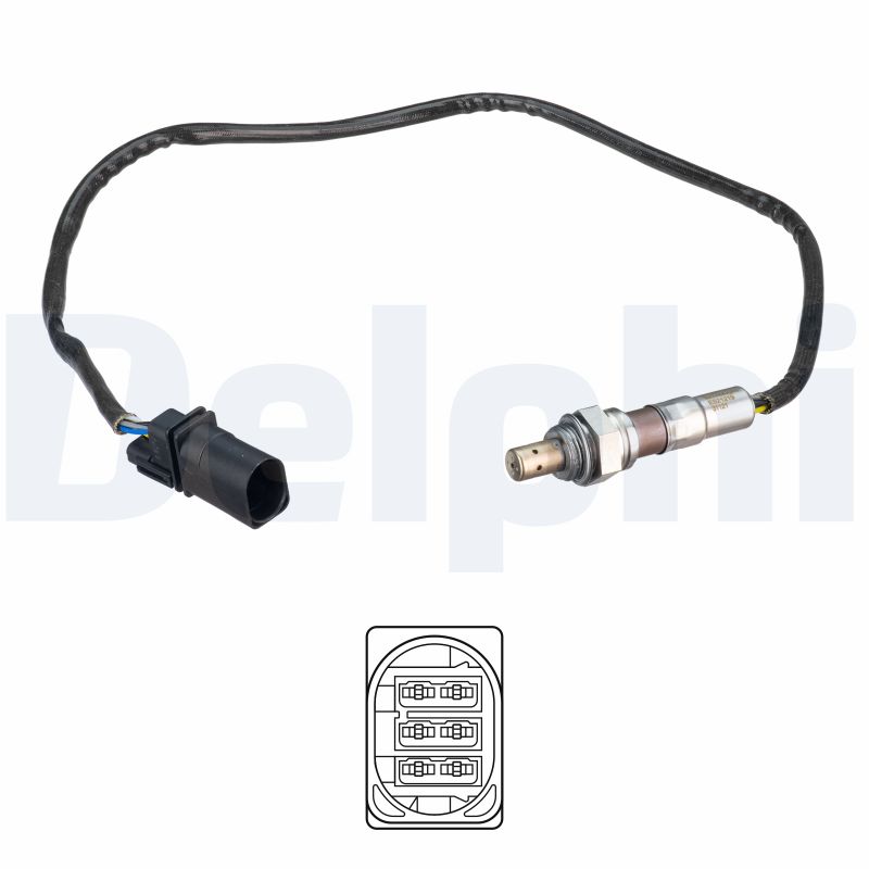 DELPHI Lambdasonde es2121912b1 for ABARTH