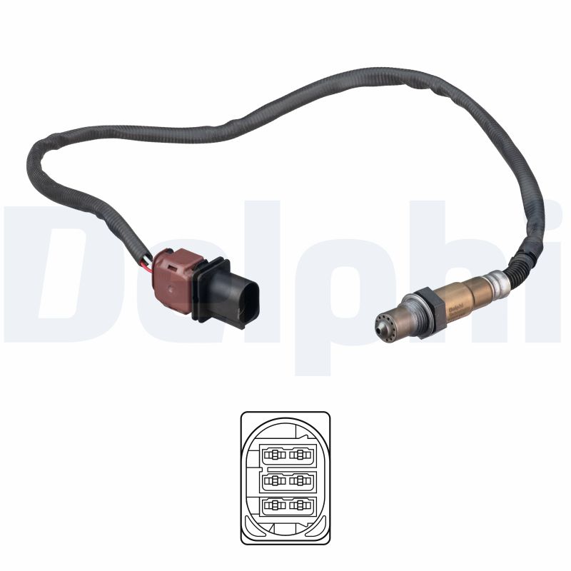 DELPHI Lambdasonde es2116512b1 for FORD