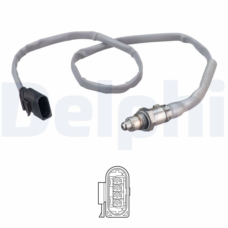 DELPHI Lambdasonde es2127212b1 for SKODA (SVW) VW AUDI (FAW)