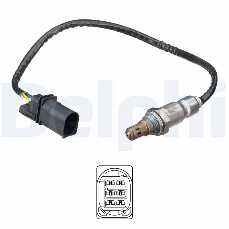 DELPHI Lambdasonde es2133312b1 for VOLVO