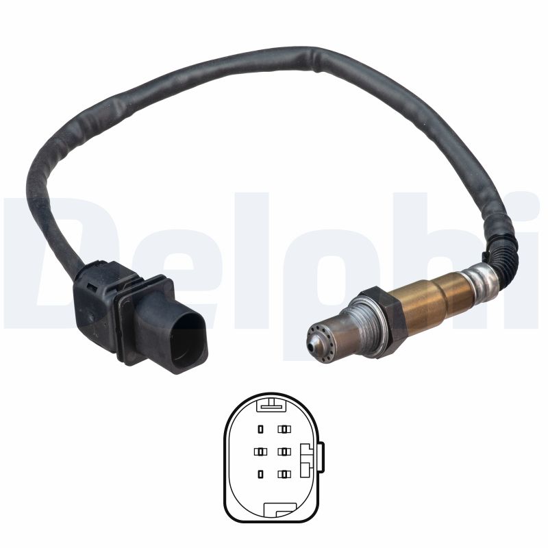DELPHI Lambdasonde es2116812b1 for OPEL VAUXHALL