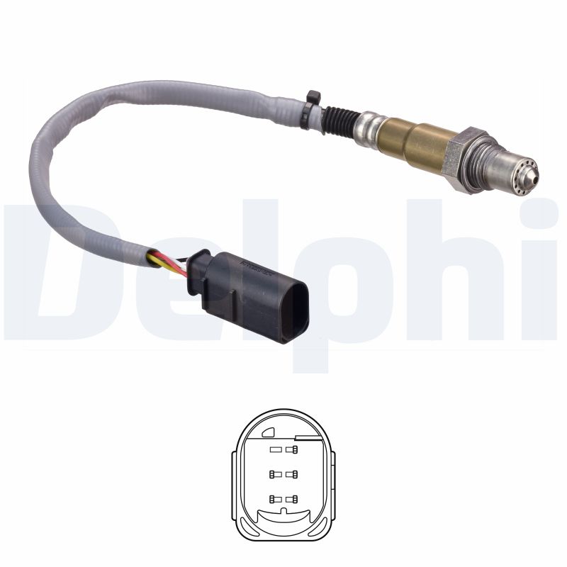 DELPHI Lambdasonde es2113312b1 for MERCEDES-BENZ