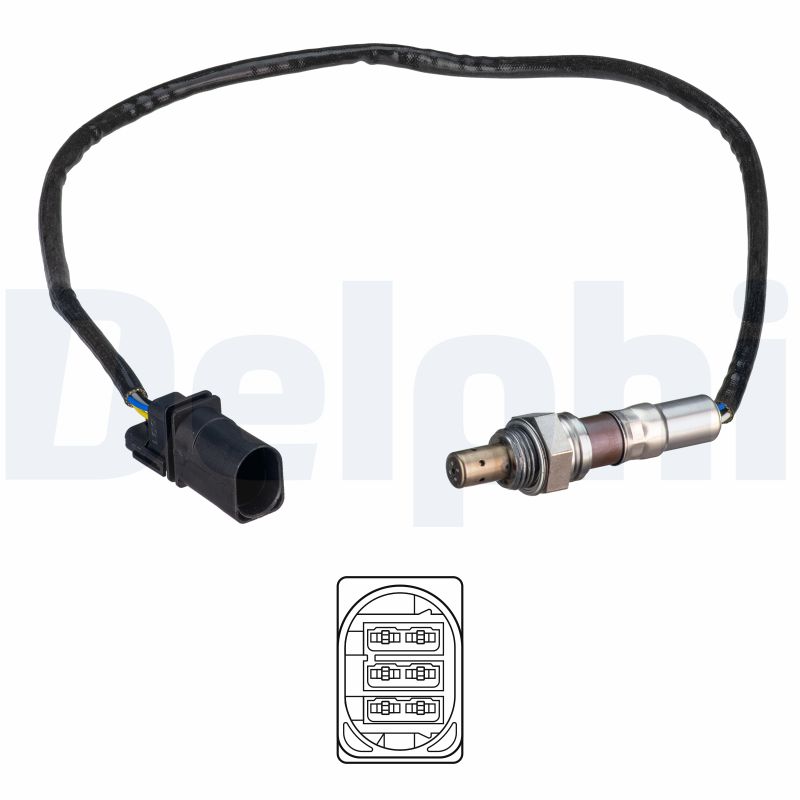 DELPHI Lambdasonde es2129112b1 for VW