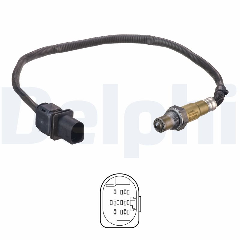 DELPHI Lambdasonde es2123612b1 for MERCEDES-BENZ