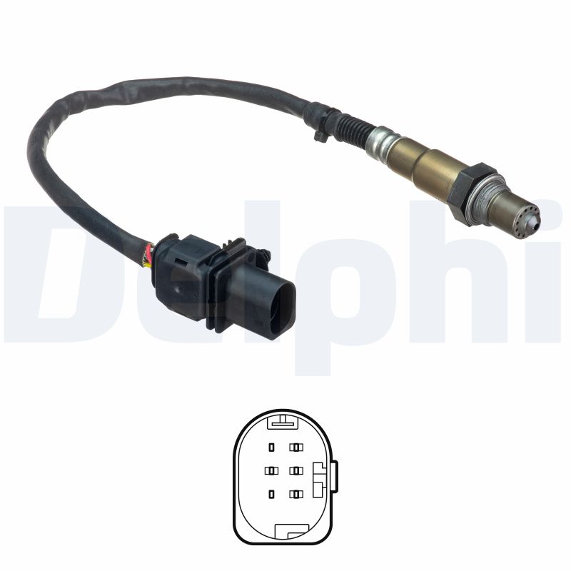 DELPHI Lambdasonde es2130612b1 for OPEL VAUXHALL
