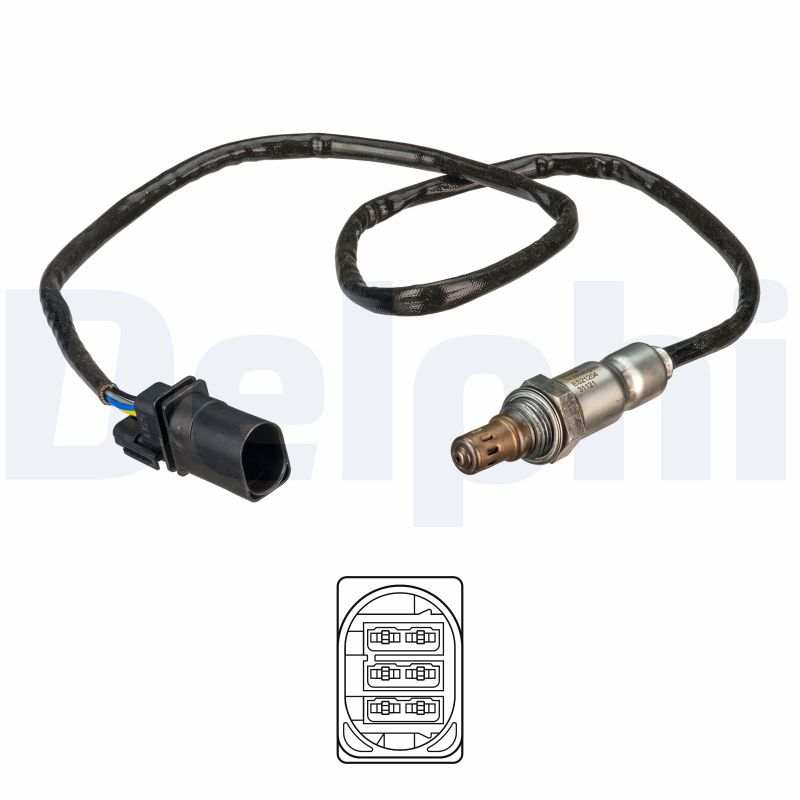 DELPHI Lambdasonde es2120412b1 for VW