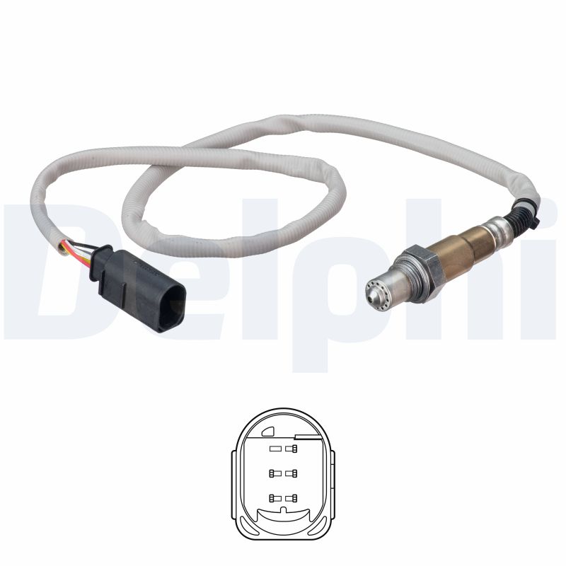DELPHI Lambdasonde es2129512b1 for MERCEDES-BENZ