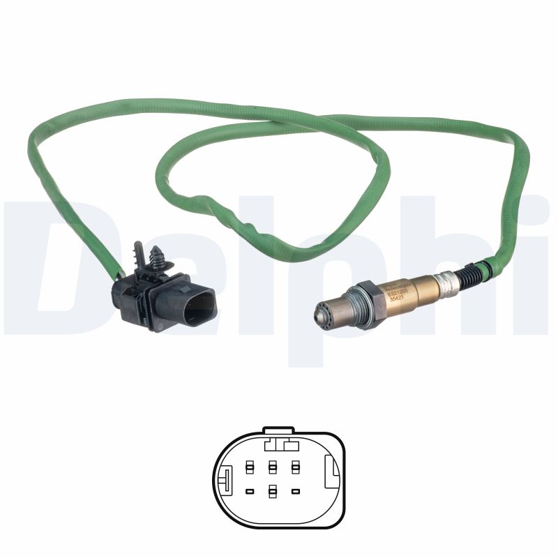 DELPHI Lambdasonde es2120312b1 for MERCEDES-BENZ
