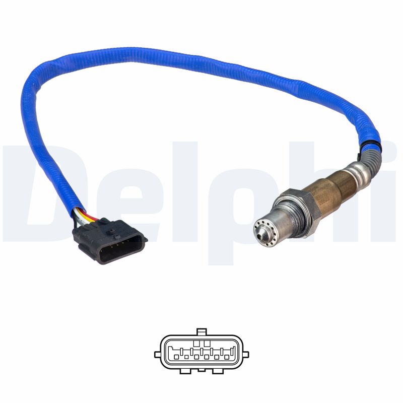 DELPHI Lambdasonde es2124212b1 for NISSAN RENAULT