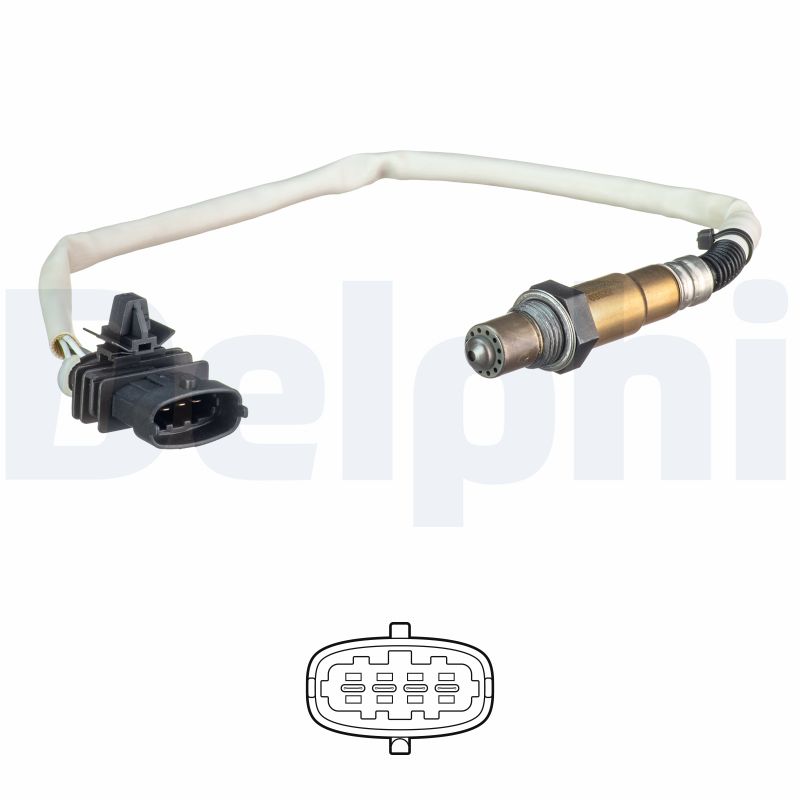 DELPHI Lambdasonde es2124112b1 for OPEL VAUXHALL