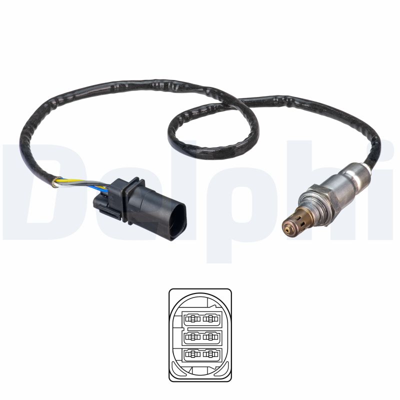 DELPHI Lambdasonde es2130312b1 for OPEL CHEVROLET