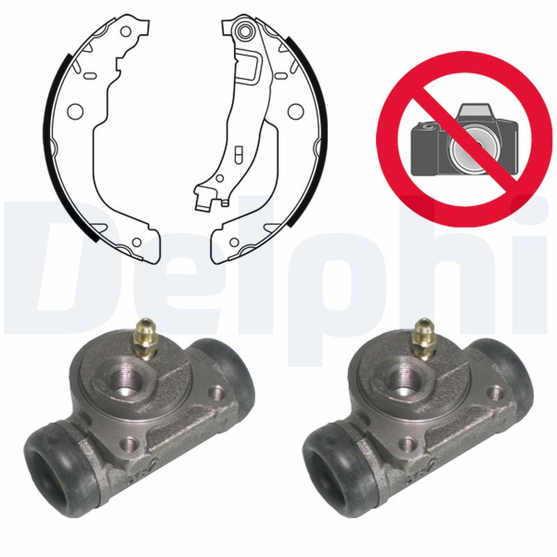 DELPHI Bremsebakkesæt kp1113 for PEUGEOT DS