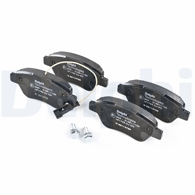 DELPHI Bremseklodser lp1722 for PEUGEOT FIAT ALFA ROMEO LANCIA ABARTH