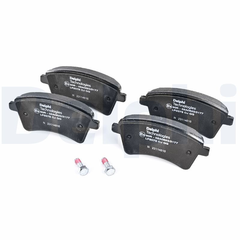 DELPHI Bremseklodser lp2078 for MERCEDES-BENZ RENAULT