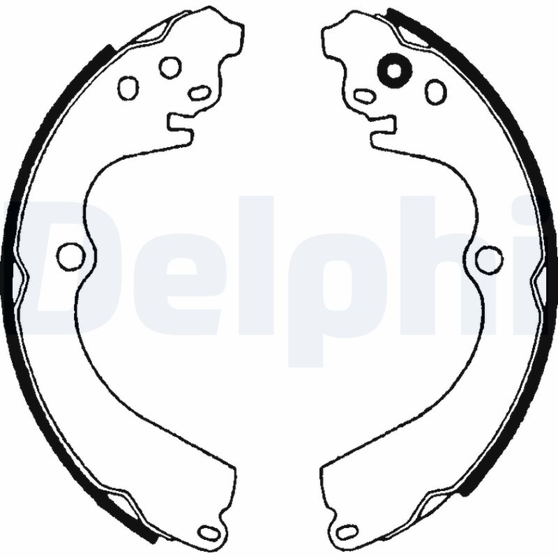 DELPHI Bremsebakkesæt ls1604 for SUBARU MITSUBISHI HYUNDAI
