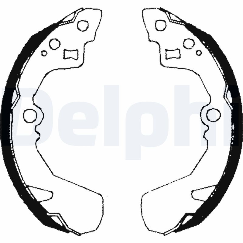 DELPHI Bremsebakkesæt ls1685 for ROVER DAIHATSU SUZUKI
