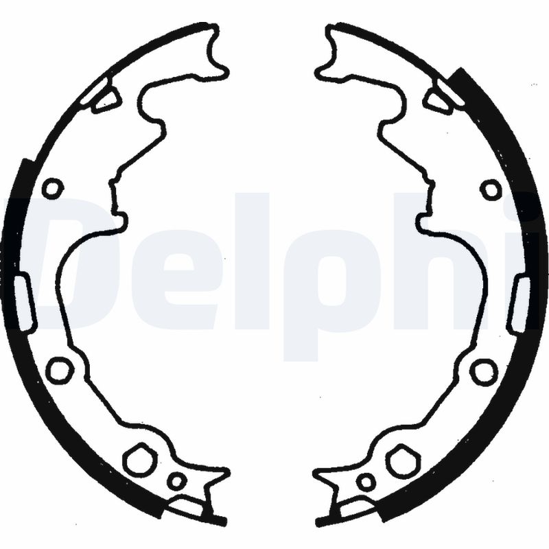 DELPHI Bremsebakkesæt ls1780 for JEEP RENAULT CHRYSLER