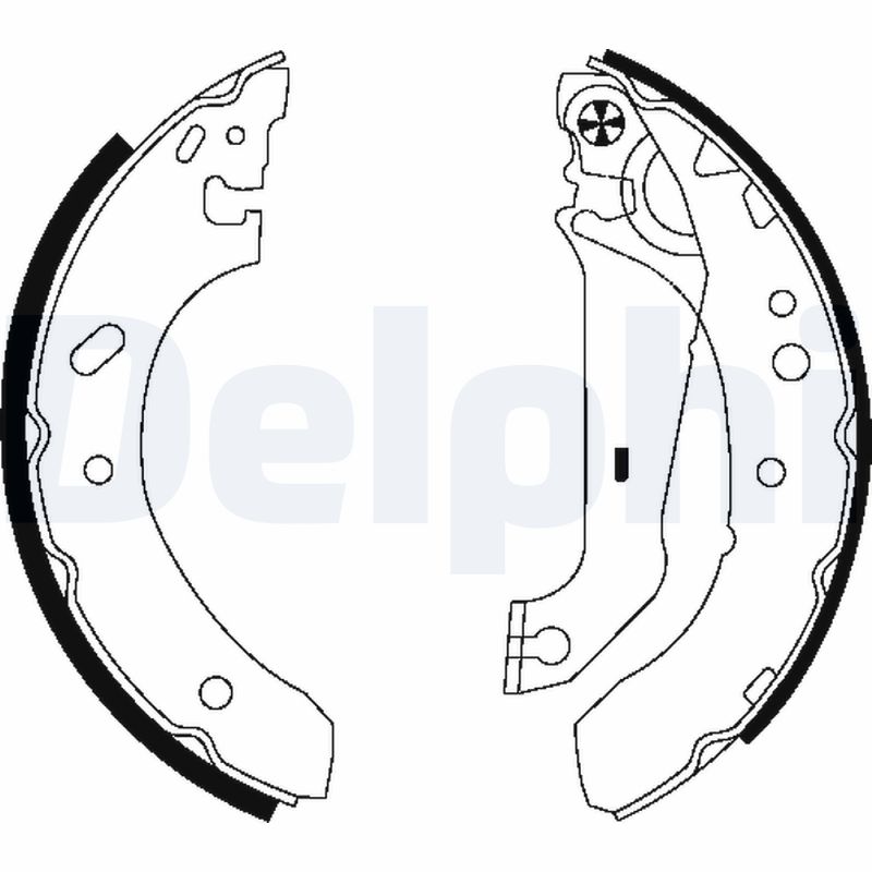 DELPHI Bremsebakkesæt ls1783 for FORD