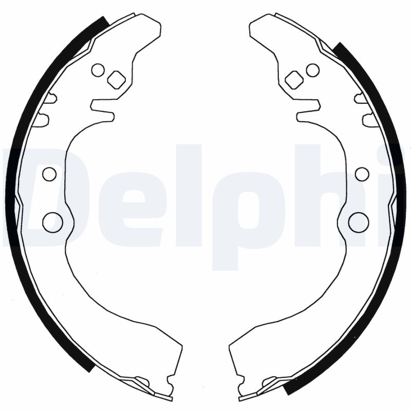 DELPHI Bremsebakkesæt ls1823 for DAIHATSU PIAGGIO VAUXHALL