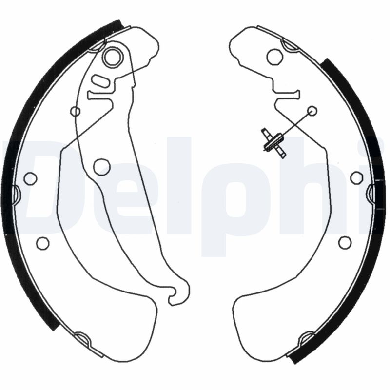 DELPHI Bremsebakkesæt ls1829 for OPEL VAUXHALL CHEVROLET