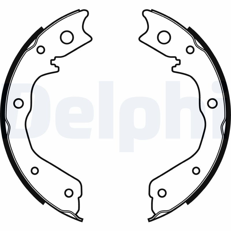 DELPHI Bremsebakkesæt, parkeringsbremse ls1928 for OPEL VAUXHALL ACURA