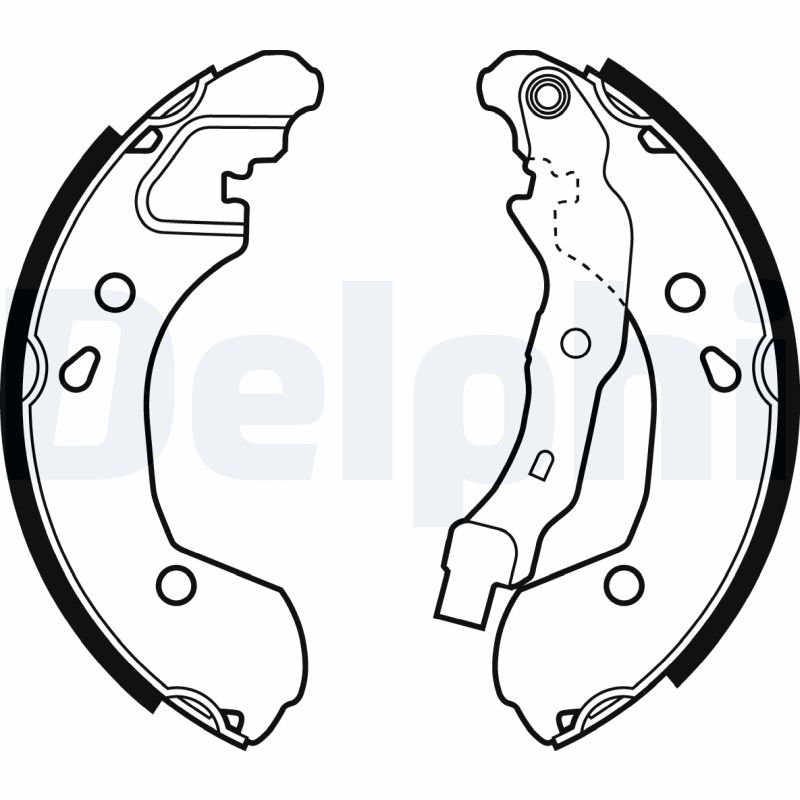 DELPHI Bremsebakkesæt ls1965 for NISSAN RENAULT