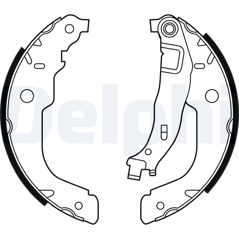 DELPHI Bremsebakkesæt ls2000 for DS CITROËN