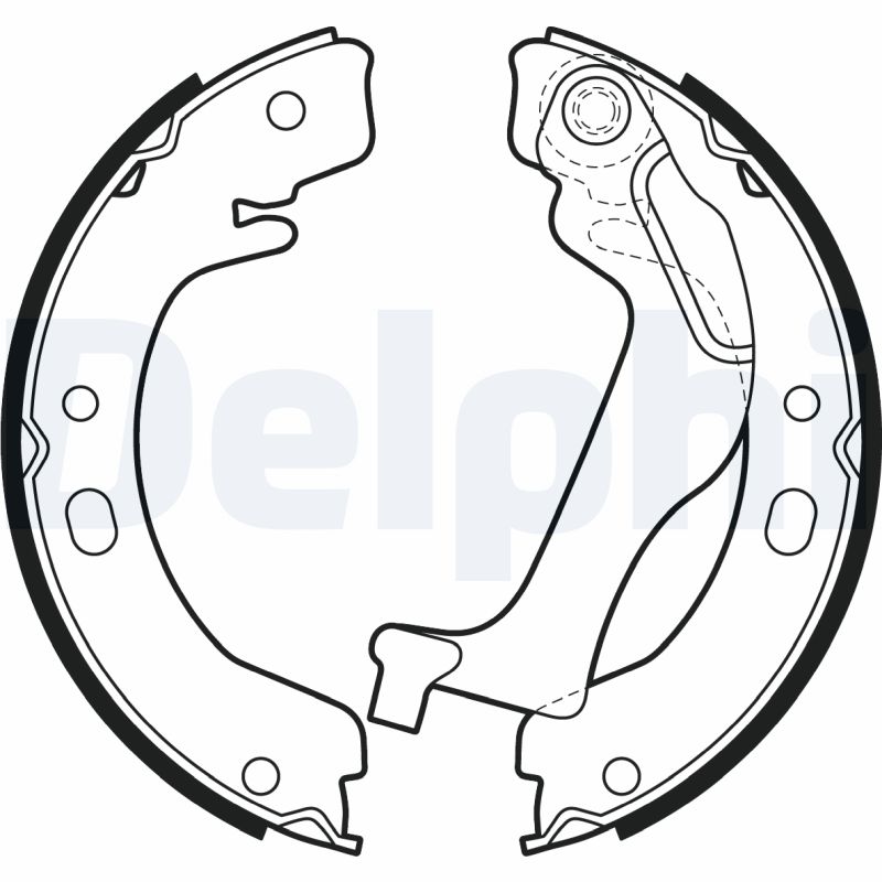 DELPHI Bremsebakkesæt ls2003 for TOYOTA