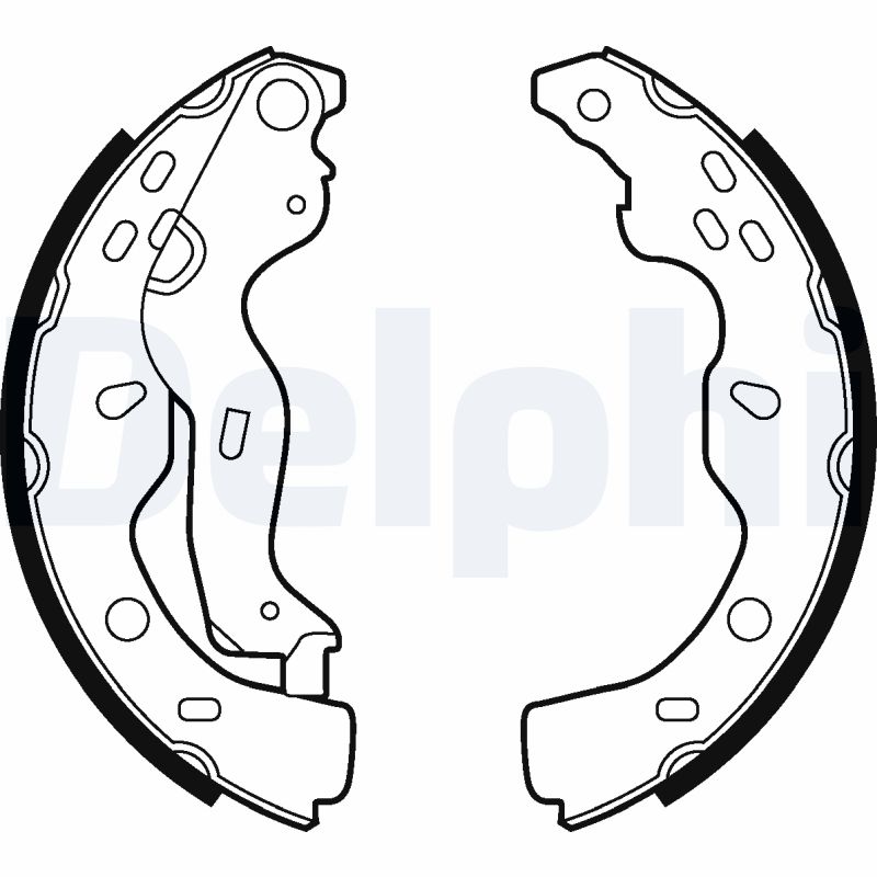 DELPHI Bremsebakkesæt ls2009 for FIAT SUZUKI