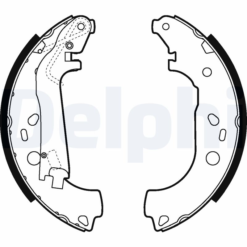 DELPHI Bremsebakkesæt ls2014 for FIAT CITROËN