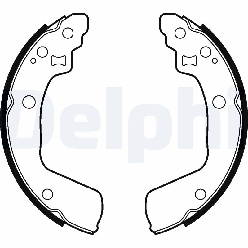 DELPHI Bremsebakkesæt ls2046 for SUZUKI